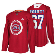 Montreal Canadiens #67 Red New Season Practice Max Pacioretty Jersey