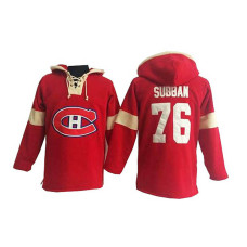 Montreal Canadiens P.K Subban #76 Red Pullover Hoodie