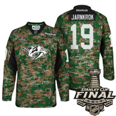 Nashville Predators #19 Calle Jarnkrok Camo 2017 Stanley Cup Final Military Appreciation Premier Jersey