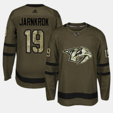 Nashville Predators #19 Camo Salute To Service Calle Jarnkrok Jersey