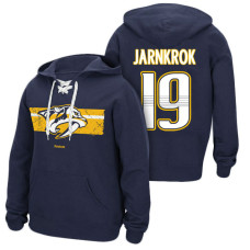 Nashville Predators #19 Calle Jarnkrok Navy Primary Logo Player Pullover Hoodie