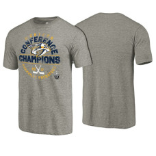 Nashville Predators Heathered Gray 2017 Western Conference Champions Iceing T-shirt