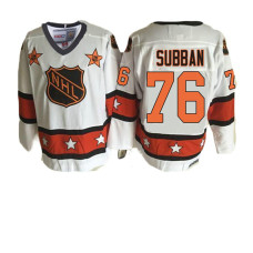 Nashville Predators #76 P.K. Subban White 1981 ALL Star Throwback Jersey