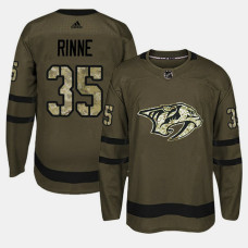 Nashville Predators #35 Camo Salute To Service Pekka Rinne Jersey