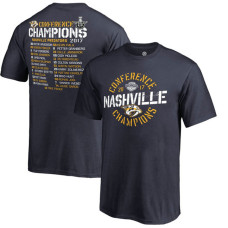 Youth Nashville Predators Navy 2017 Western Conference Champions Player Roster T-shirt