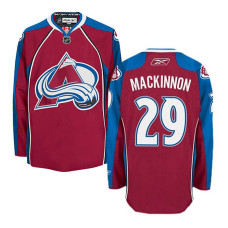 Colorado Avalanche Nathan MacKinnon #29 Burgundy Red Home With Jersey 2022 Stanley Cup Champions Patch