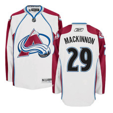 Colorado Avalanche Nathan MacKinnon #29 White Away Jersey