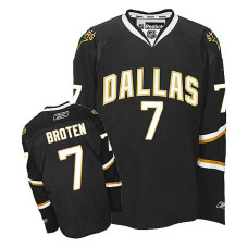 Dallas Stars Neal Broten #7 Black Premier Jersey