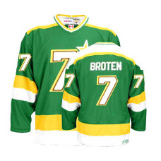 Dallas Stars Neal Broten #7 Green Throwback Jersey