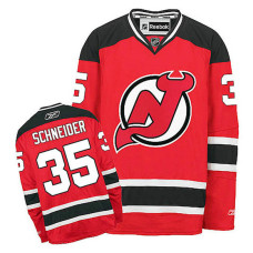 New Jersey Devils Cory Schneider #35 Red Home Jersey