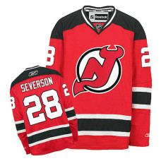 New Jersey Devils Damon Severson #28 Red Home Jersey