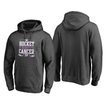 New Jersey Devils Ash Hockey Fights Cancer Cross Check Hoodie