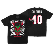 New Jersey Devils #40 Blake Coleman Black David Puddy T-shirt