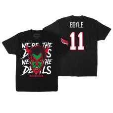 New Jersey Devils #11 Brian Boyle Black David Puddy T-shirt