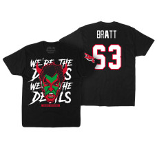 New Jersey Devils #63 Jesper Bratt Black David Puddy T-shirt