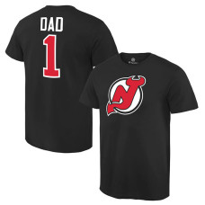 New Jersey Devils Black Number One Dad T-Shirt