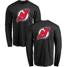 New Jersey Devils Black Team Mark Long Sleeve T-shirt