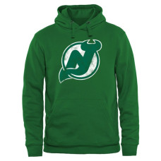 New Jersey Devils Kelly Green St. Patrick Day Pullover Hoodie