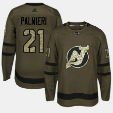 New Jersey Devils #21 Camo Salute To Service Kyle Palmieri Jersey