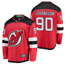 New Jersey Devils #90 Breakaway Player Marcus Johansson Jersey Red