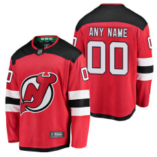 New Jersey Devils 2018 Fanatics Branded Custom Jersey Red