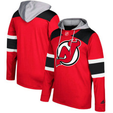 New Jersey Devils Red Silver Jersey Pullover Hoodie