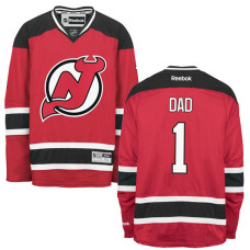 New Jersey Devils Red Number One Dad Jersey