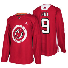 New Jersey Devils #9 Red New Season Practice Taylor Hall Jersey