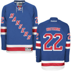 New York Rangers #22 Kevin Shattenkirk Royal 2017 Draft Premier Hockey Jersey