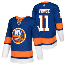 New York Islanders #11 Shane Prince Royal 2018 New Season Authentic Team Home Jersey