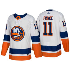 New York Islanders #11 Shane Prince White Adidas 2018 Season New Outfitted Jersey