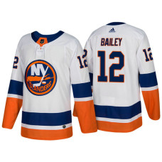 New York Islanders #12 Josh Bailey White Adidas 2018 Season New Outfitted Jersey