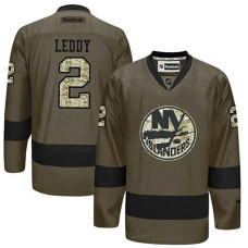 New York Islanders Nick Leddy #2 Green Camo Player Jersey