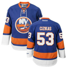 New York Islanders Casey Cizikas #53 Royal Blue Home Premier Jersey