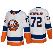 New York Islanders #72 Anthony Beauvillier White Adidas 2018 Season New Outfitted Jersey