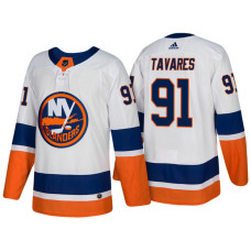 New York Islanders #91 John Tavares White Adidas 2018 Season New Outfitted Jersey