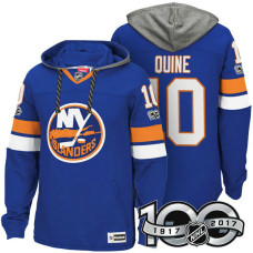 New York Islanders #10 Alan Quine Royal 2017 Anniversary Patch Hoodie