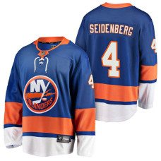 New York Islanders #4 Breakaway Player Dennis Seidenberg Jersey Royal