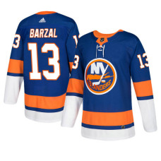 New York Islanders #13 Royal Authentic Home Mathew Barzal Jersey