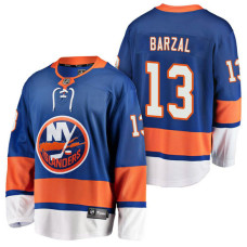 New York Islanders #13 Breakaway Player Mathew Barzal Jersey Royal