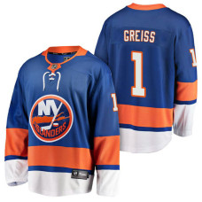 New York Islanders #1 Breakaway Player Thomas Greiss Jersey Royal