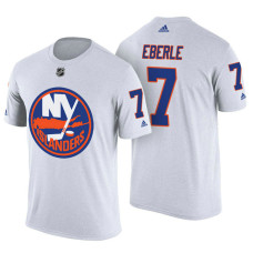 New York Islanders #7 Jordan Eberle White Adidas Player Jersey Style T-shirt