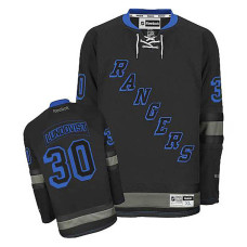 New York Rangers Henrik Lundqvist #30 Black Premier Jersey