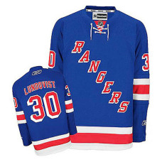 New York Rangers Henrik Lundqvist #30 Royal Blue Home Authentic Jersey