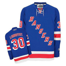 New York Rangers Henrik Lundqvist #30 Royal Blue Home Jersey