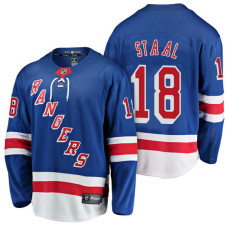 New York Rangers #18 Breakaway Player Marc Staal Jersey Royal