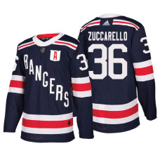 New York Rangers #36 Mats Zuccarello Navy Authentic 2018 Winter Classic Jersey