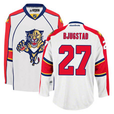 Florida Panthers Nick Bjugstad #27 White Away Jersey