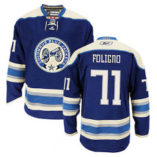 Columbus Blue Jackets Nick Foligno #71 Navy Blue Alternate Authentic Jersey