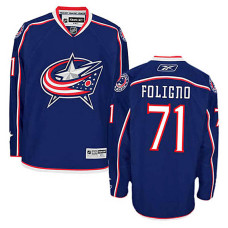 Columbus Blue Jackets Nick Foligno #71 Navy Blue Home Authentic Jersey